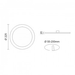 ΡΥΘΜΙΖΟΜΕΝΟ ΦΩΤΙΣΤΙΚΟ LED PANEL 18W 4000K ΜΕ ΑΙΣΘΗΤΗΡΑ ΚΙΝΗΣΗΣ Spotlight