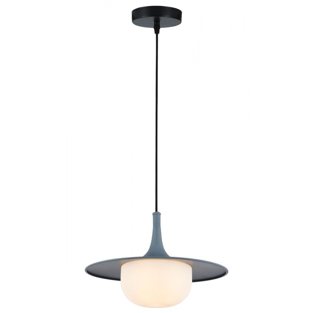 Κρεμαστό Μονόφωτο Φωτιστικό Γκρι 1x G9 Fred - Viokef