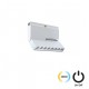 Linear Antiglare Adjustable L:112  Λευκό Slim Magnetic Viokef