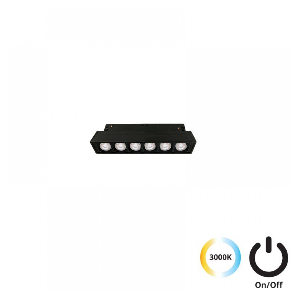 Linear Antiglare L:125  Magnetic (ON-OFF) CRI94 7W - Viokef