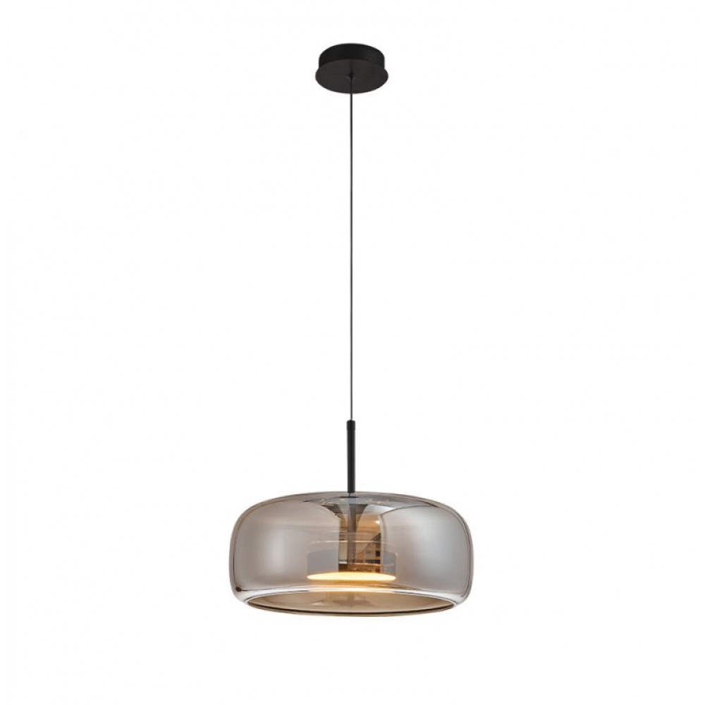 LED Κρεμαστό Φωτιστικό Μονόφωτο Φυμέ 12W D:330 Deco - Viokef