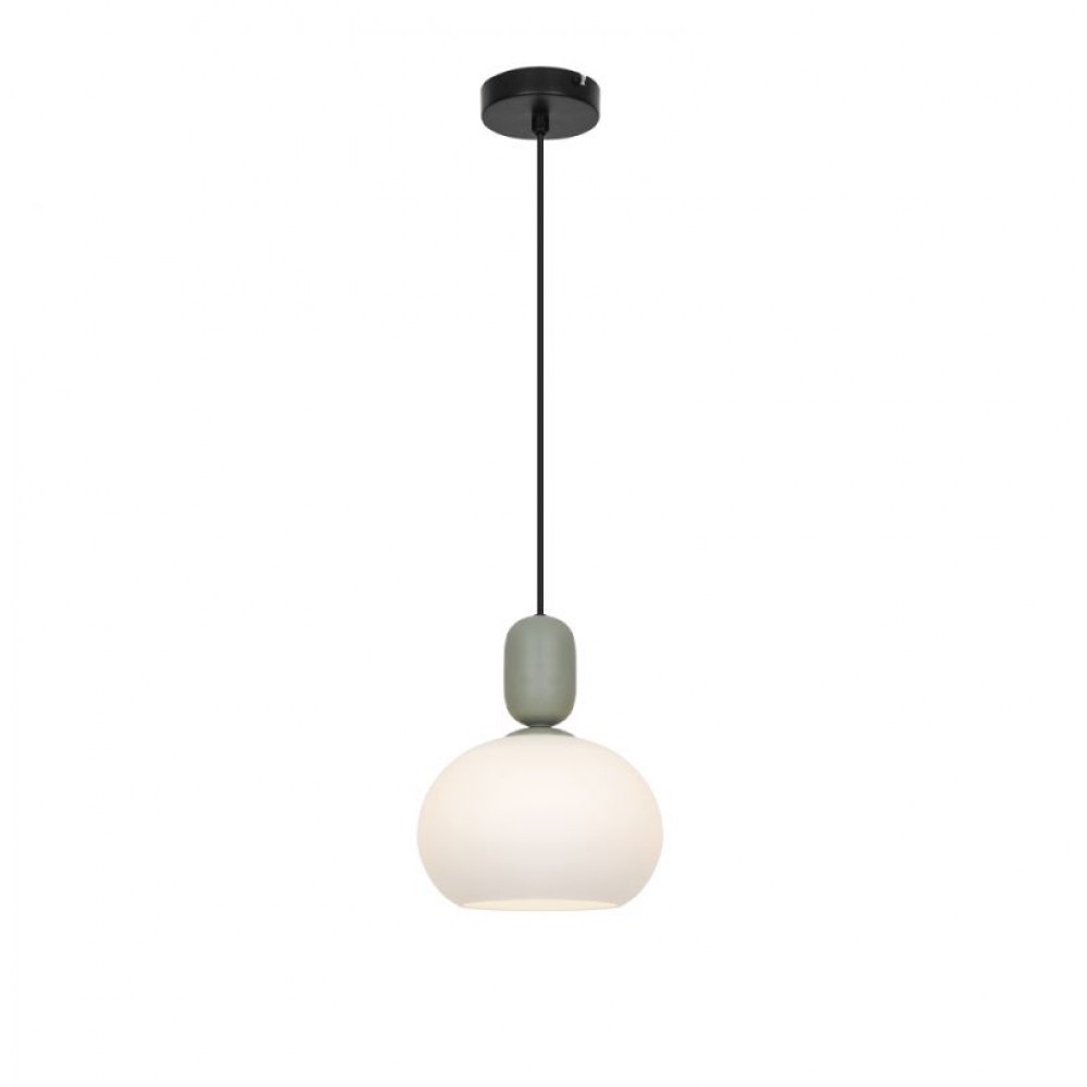 Κρεμαστό Φωτιστικό Μονόφωτο Από Γυαλί 1xE27 Valisia - Viokef