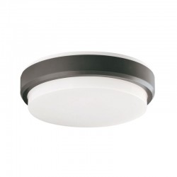 Πλαφονιέρα Ανθρακί 10W D:200 Tinos - Viokef
