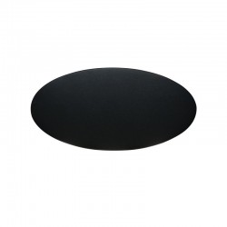 LED Απλίκα Αλουμινίου Μαύρη 6W IP54 Oval Smooth Viokef