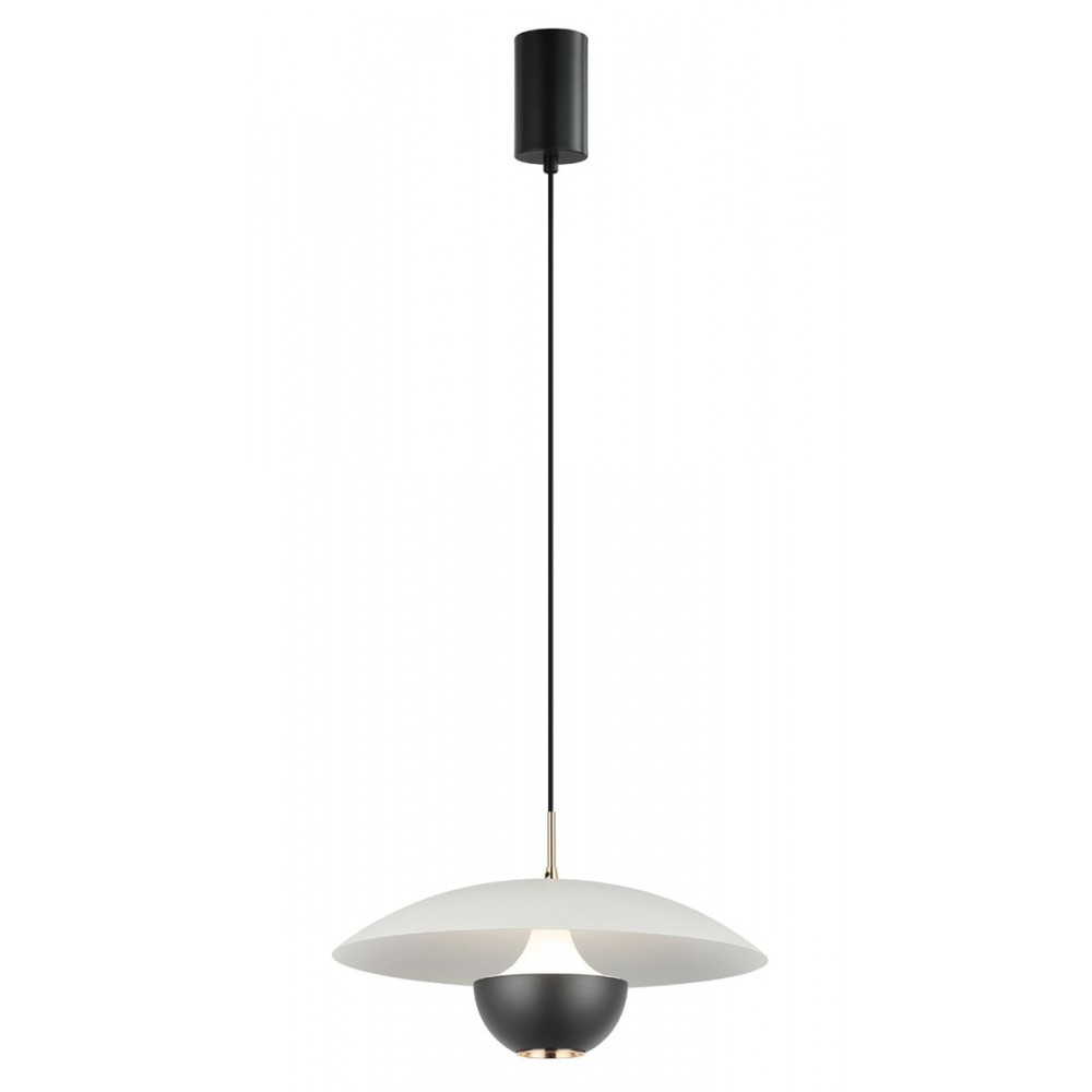 LED Κρεμαστό Φωτιστικό Γκρι 9W Valia - Viokef