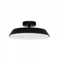 LED Φωτιστικό Οροφής Μαύρο Dimmable 22W Flat - Viokef