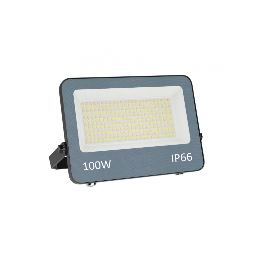 ΠΡΟΒΟΛΕΑΣ LED DOB 100W 3CCT(3000/4000/6500K) 180-265V 9500lm 120° IP66 ΑΝΘΡΑΚΙ UNIVERSE