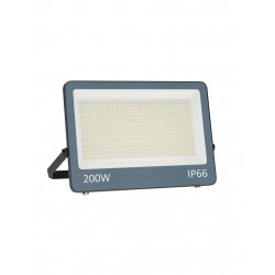 ΠΡΟΒΟΛΕΑΣ LED DOB 200W 3CCT(3000/4000/6500K) 180-265V 19000m 120° IP66 ΑΝΘΡΑΚΙ UNIVERSE