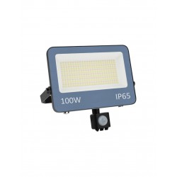 ΠΡΟΒΟΛΕΑΣ LED DOB 100W ME ANIXNEYTH 3CCT(3000/4000/6500K) 180-265V 4750m 120° IP65 ΑΝΘΡΑΚΙ UNIVERSE