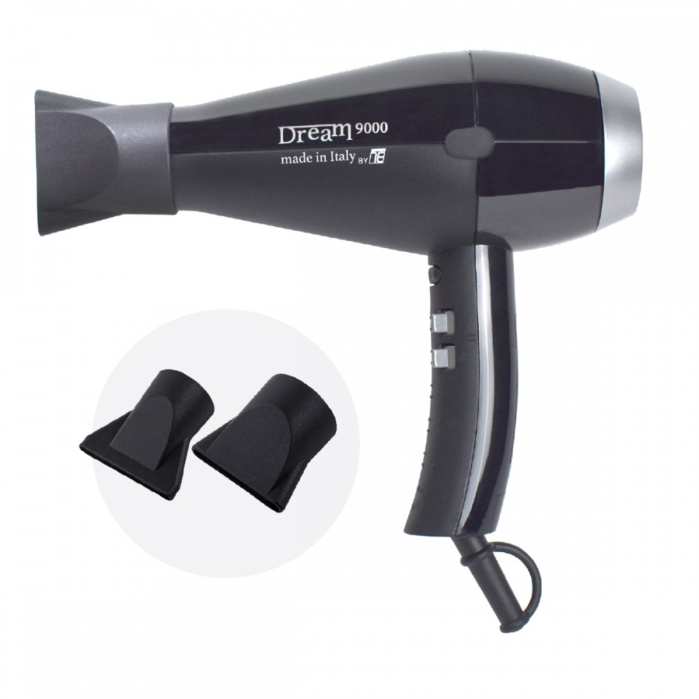 Dream 9000 Anthracite 9000 Line - Επαγγελματικό Πιστολάκι Μαλλιών Με 2 Στόμια & Φυσούνα 2650 W
