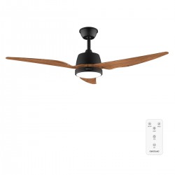 Energy Silence Aero 5250 Black Wood CEC-08493 - Ανεμιστήρας Οροφής 2 Σε 1 Διπλής Κατεύθυνσης Με Τηλεχειριστήριο 62W