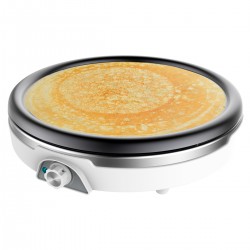 Fun Crepestone XL Inox CEC-08019 - XL Κρεπιέρα 38 Cm Λευκή 1350 W