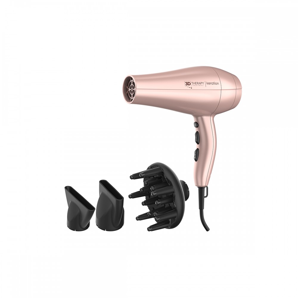 DIVA 3D KERATION - Επαγγελματικό Πιστολάκι Μαλλιών Με Φυσούνα 2300 W