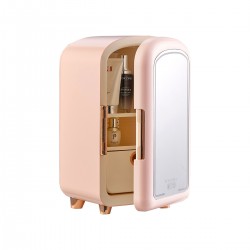 BLUSH COSMETIC REFRIGERATOR 7L - MINI ΨΥΓΕΙΟ ΚΑΛΛΥΝΤΙΚΩΝ 7 LT ΜΕ ΦΩΤΙΣΜΟ LED ΚΑΙ ΚΑΘΡΕΠΤΗ