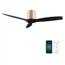 Energy Silence Aero 5500 Aqua Gold Black Connected CEC-08512 - Ανεμιστήρας Οροφής Διπλής Κατεύθυνσης Με Τηλεχειριστήριο 40W