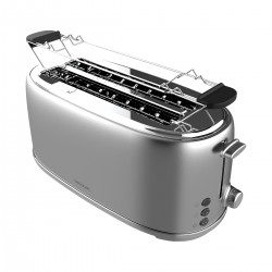 Toast&Taste 1600 Retro Double CEC-03207 - Φρυγανιέρα 4 Θέσεων 1630 W Γκρι