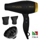 TeknoAirPro Black Ultra Ionic Line - Επαγγελματικό Πιστολάκι Μαλλιών Με 2 Στόμια & Φυσούνα 2650 W
