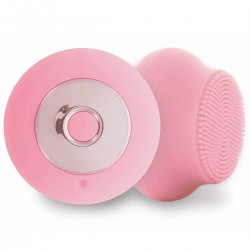 FACE BRUSH ON-THE-GO PINK - Μίνι Βούρτσα Καθαρισμού Προσώπου Από Σιλικόνη