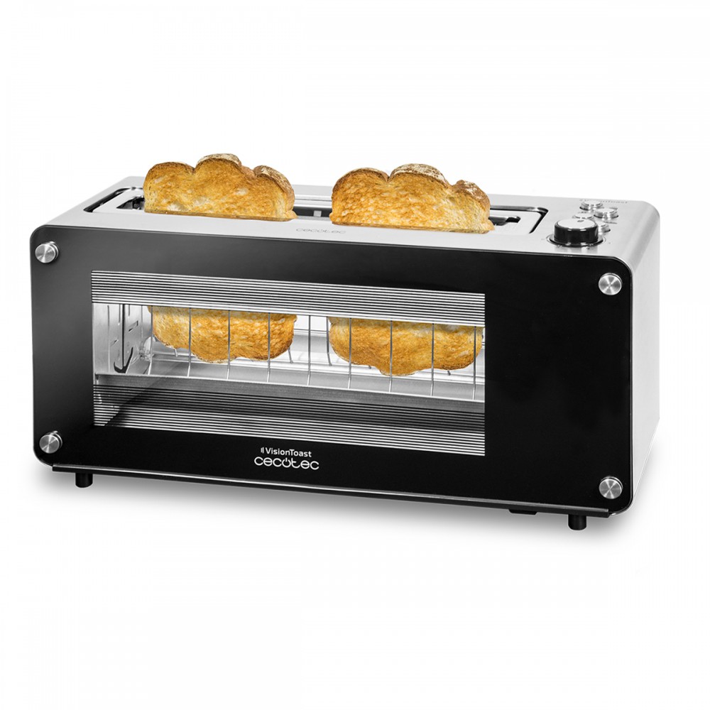 VISIONTOAST CEC-03042 - Φρυγανιέρα 2 Θέσεων 1260 W Ασημί
