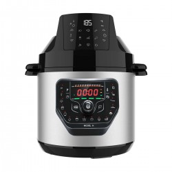 GM H Fry Cooker CEC-02035 - Πολυμάγειρας 1000 W με Χωρητικότητα 6 Lt Ασημί