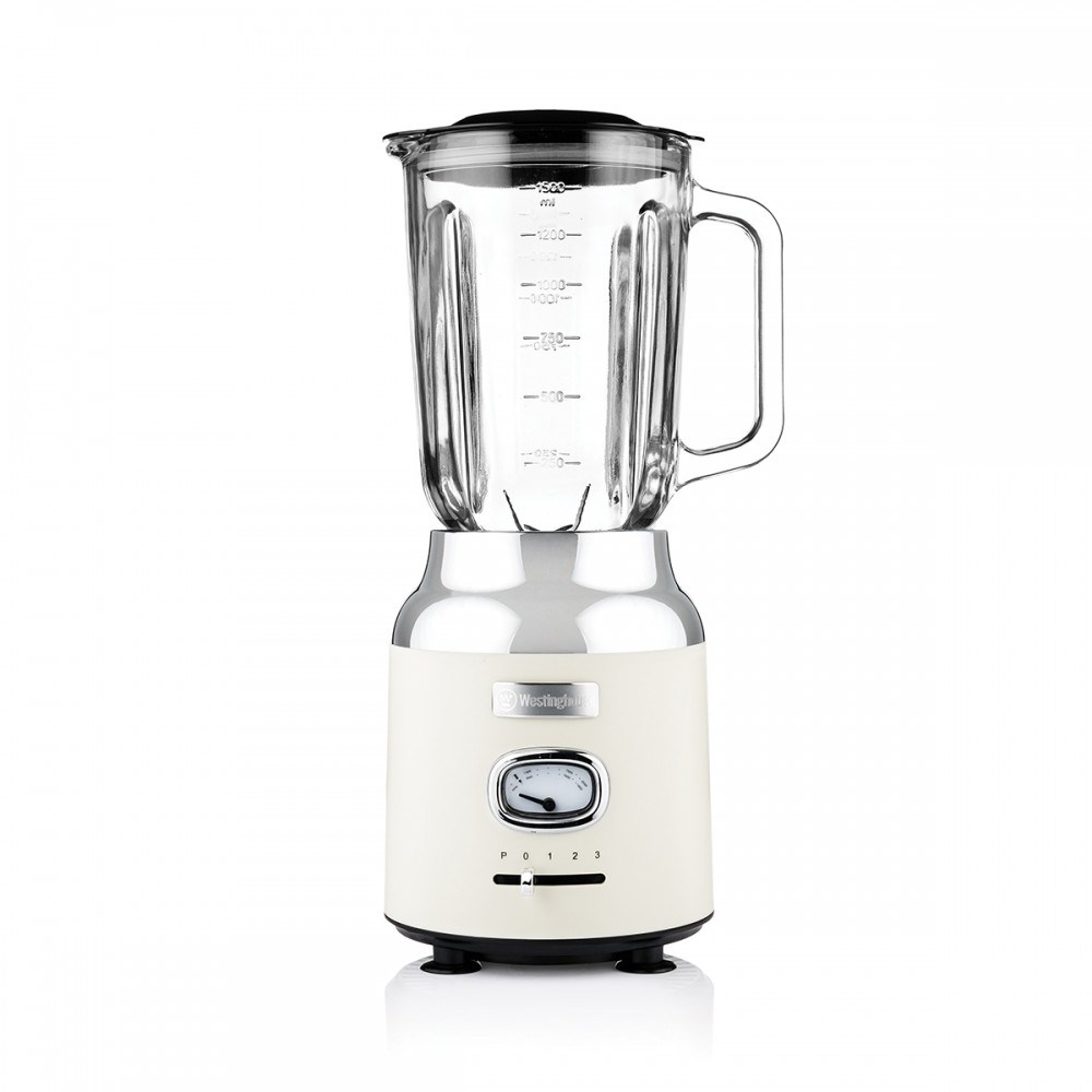 WKBE221WH - Μπλέντερ Με Γυάλινη Κανάτα 1. 5 Lt 600 W Λευκό Retro Series