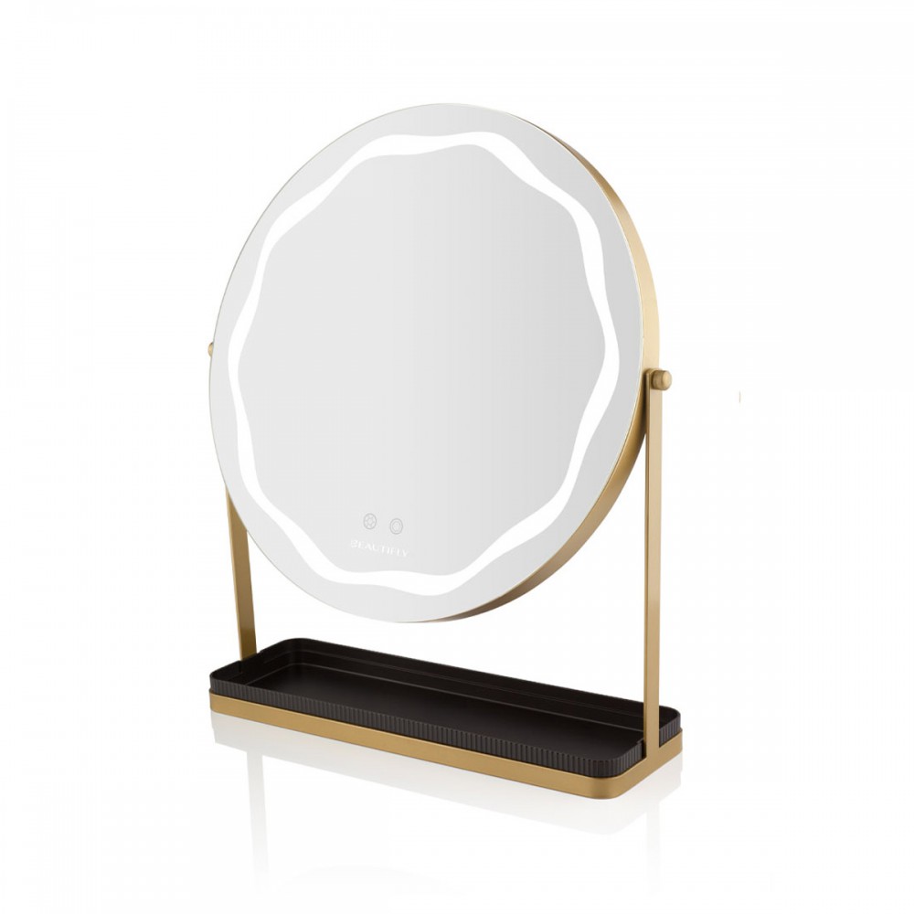 Round LED Vanity - Καθρέπτης Μακιγιάζ Επιτραπέζιος με Φως
