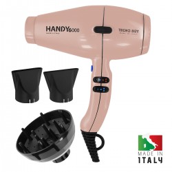 Handy 6000 Superpower Pink 6000 Line - Επαγγελματικό Πιστολάκι Μαλλιών Με 2 Στόμια 2400 W