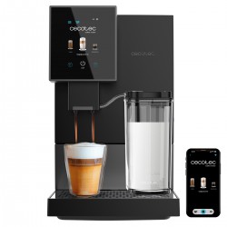 CREMMAET COMPACTCCINO CONNECTED BLACK SILVER CEC-01463 - Υπερ-αυτόματη Καφετιέρα Espresso 19 bar με Wi-Fi και TFT Οθόνη | 102361