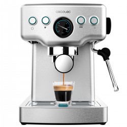 POWER ESPRESSO 20 BARISTA MINI CEC-01982 - Μηχανή Espresso 1465W Πίεσης 20 Bar Ασημί 102400