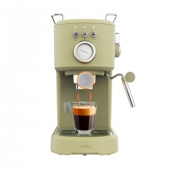 POWER ESPRESSO 20 RETRO GREEN CEC-01723 - Μηχανή Espresso 20 bar Πράσινη 102390