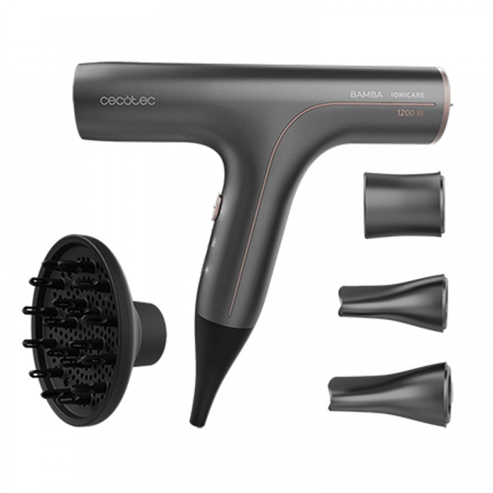 IONICARE 6000 ROCKSTAR SOFT PRO 04297 - Πιστολάκι Μαλλιών με 3 Στόμια & Φυσούνα 1200 W