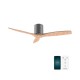 ENERGYSILENCE AERO 5500 AQUA IRONLIGHTWOODCONNECTED 08522 - Ανεμιστήρας Οροφής Wi-Fi IP44 με Τηλ/ριο 40W