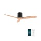 ENERGYSILENCE AERO 5500 AQUA BLACK&LIGHTWOOD CONNECTED 08520 - Ανεμιστήρας Οροφής Wi-Fi IP44 με Τηλ/ριο 40W