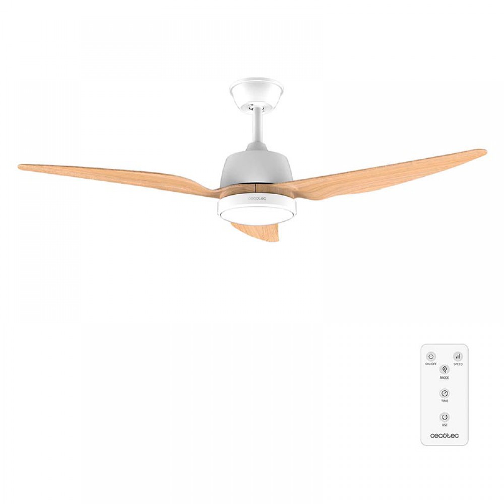 ENERGY SILENCE AERO 5200 WHITE WOOD 08492 - Ανεμιστήρας Οροφής 2 Σε 1 62W