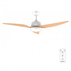 ENERGY SILENCE AERO 5200 WHITE WOOD 08492 - Ανεμιστήρας Οροφής 2 Σε 1 62W