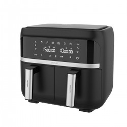 Cecofry Advance Double CEC-04338 - Ψηφιακή Φριτέζα Αέρος (Air Fryer) Με Διπλό Αποσπώμενο Κάδο 9 Lt Μαύρη