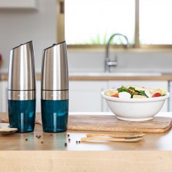 InstantMill Gravity Duo CEC-04283 - Σετ Ηλεκτρικοί Μύλοι Μπαχαρικών Inox 2 Τμχ