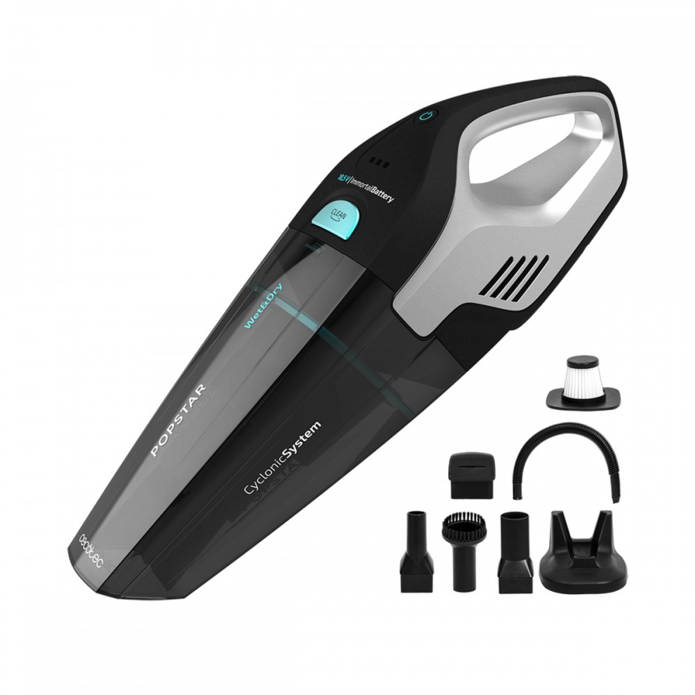 Conga Popstar Micro Hand CEC-05539 - Επαναφορτιζόμενο Σκουπάκι Χειρός Υγρών & Στερεών 18.5V