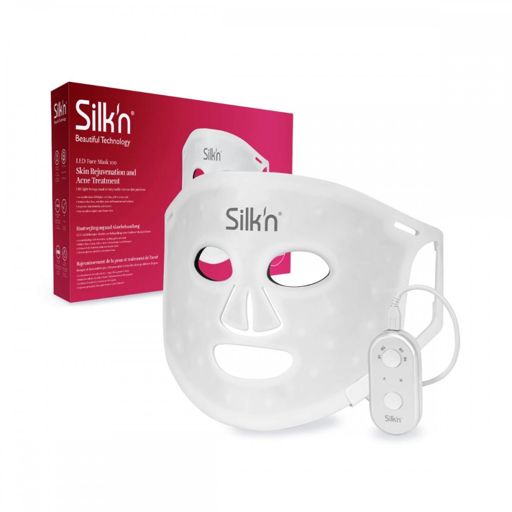 LED FACE MASK 100 (FLM100PE1001) - LED Μάσκα Φωτοθεραπείας Προσώπου Κατά της Ακμής και για Αντιγήρανση