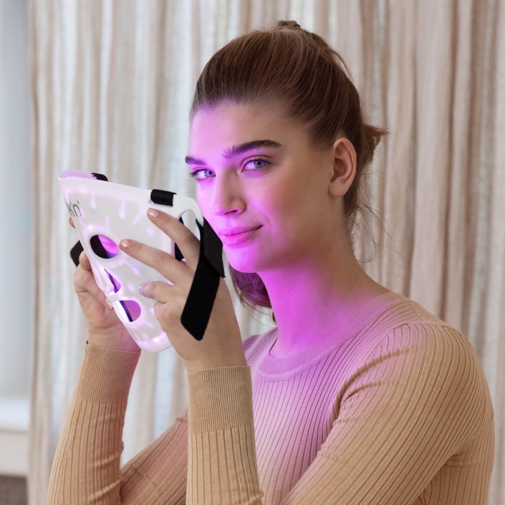 LED FACE MASK 100 (FLM100PE1001) - LED Μάσκα Φωτοθεραπείας Προσώπου Κατά της Ακμής και για Αντιγήρανση