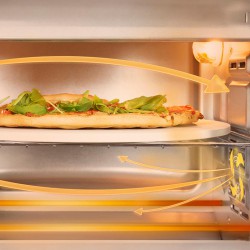 Bake&Toast 2600 White 4Pizza CEC-03813 - Ηλεκτρικό Φουρνάκι 26 Lt Χωρίς Εστίες με Αέρα