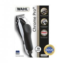 DELUXE CHROME PRO COMBO EU - Σετ Κουρευτική Μηχανή Ρεύματος & Trimmer Μπαταρίας