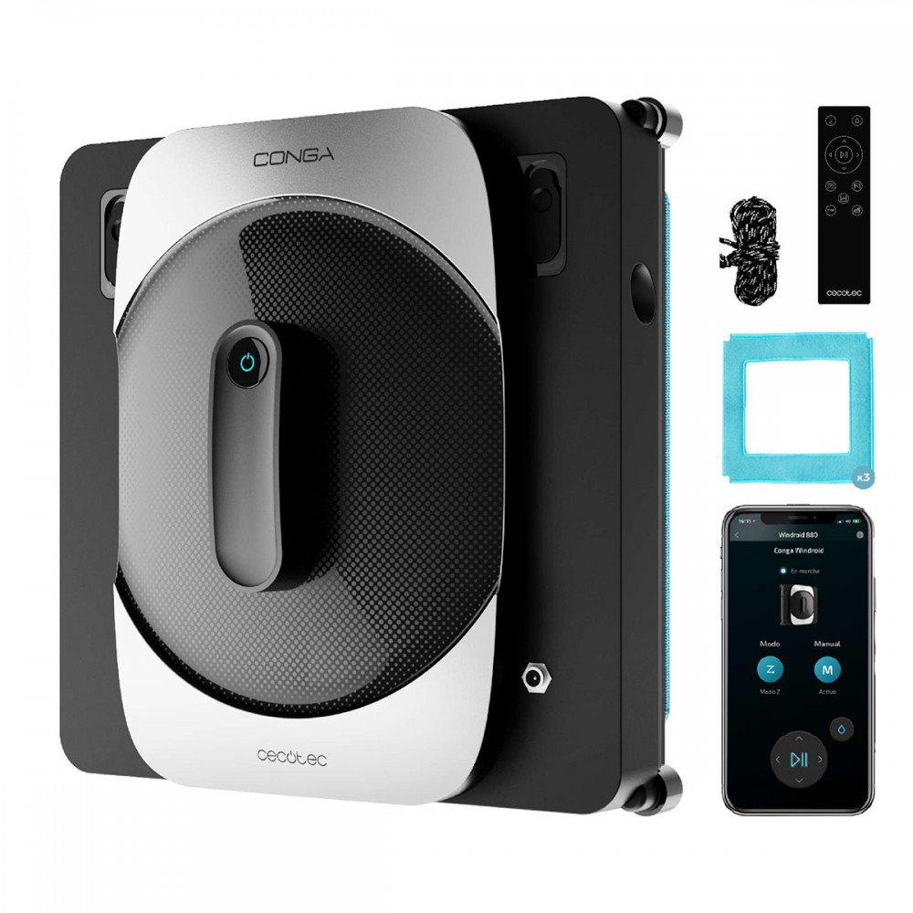 Conga Windroid 1290 DoubleSpray Connected CEC-00255 - Καθαριστής Τζαμιών Ρομπότ Ρεύματος