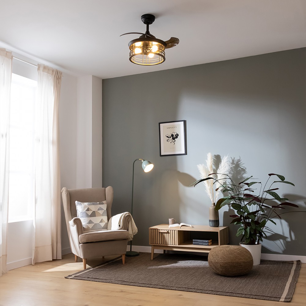 Energy Silence Aero 3600 Invisible Metalic Style CEC-08626 - Ανεμιστήρας Οροφής 2 Σε 1 Διπλής Κατεύθυνσης Με Τηλεχειριστήριο 25W | 92cm Energy Silence Aero 3600 Invisible Metalic Style CEC-08626 - Ανεμιστήρας Οροφής 2 Σε 1 Διπλής Κατεύθυνσης Με Τηλεχειριστήριο 25W | 92cm