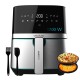 Cecofry Full Inox 5500 Pro CEC-03317 - Ψηφιακή Φριτέζα Αέρος (Air Fryer) Με Αποσπώμενο Κάδο 5.5 Lt Ασημί Cecofry Full Inox 5500 Pro CEC-03317 - Ψηφιακή Φριτέζα Αέρος (Air Fryer) Με Αποσπώμενο Κάδο 5.5 Lt Ασημί