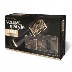 2 IN 1 VOLUME & STYLE - Ηλεκτρική Βούρτσα Με Αέρα Για Στέγνωμα, Ίσιωμα & Όγκο 1200 W