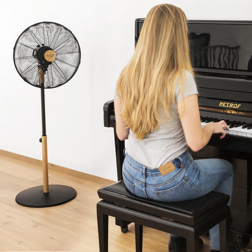 EnergySilence 600 Woodstyle CEC-08233 - Ανεμιστηρας Ορθοστατης 50W | 40cm