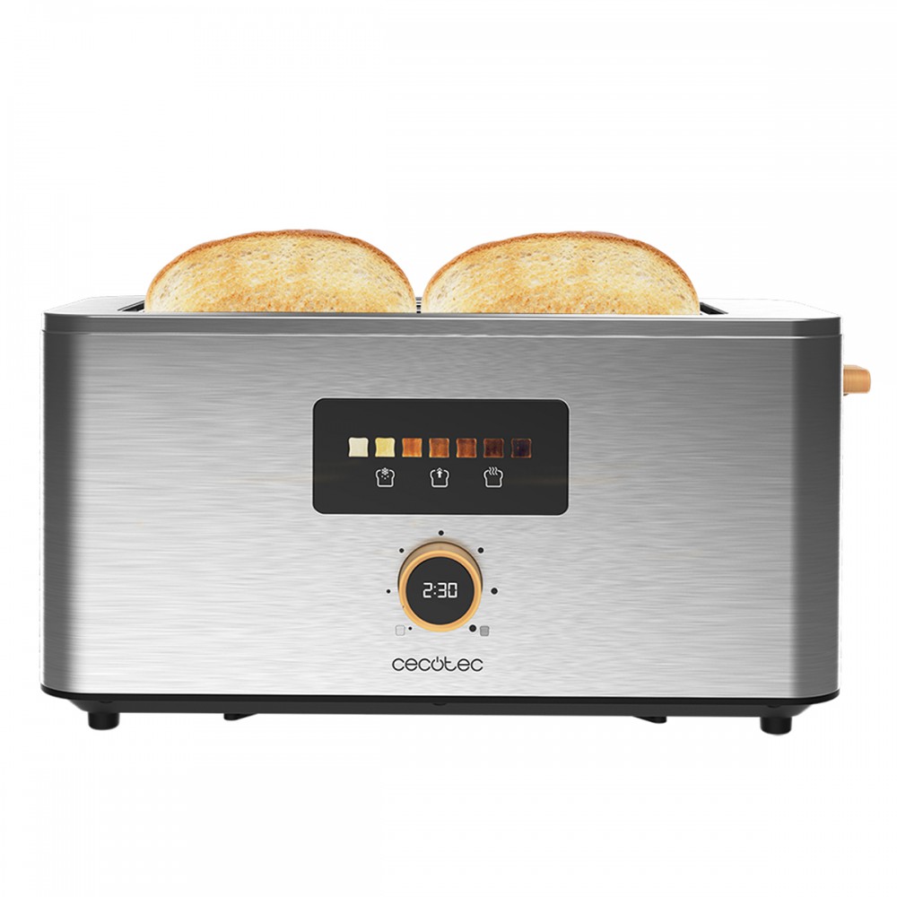 Touch&Toast Extra Double CEC-04844 - Φρυγανιέρα 2 Θέσεων 1500 W Inox