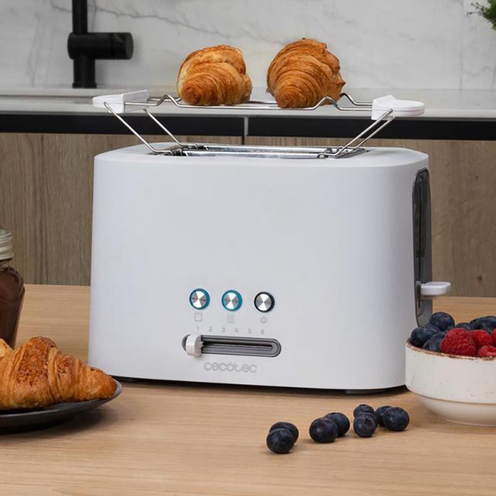 Toast&Taste 9000 Double CEC-03188 - Φρυγανιέρα 2 Θέσεων 980 W Λευκή