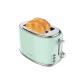 Toast&Taste 1000 Retro Double CEC-03230 - Φρυγανιέρα 2 Θέσεων 980 W Πράσινη
